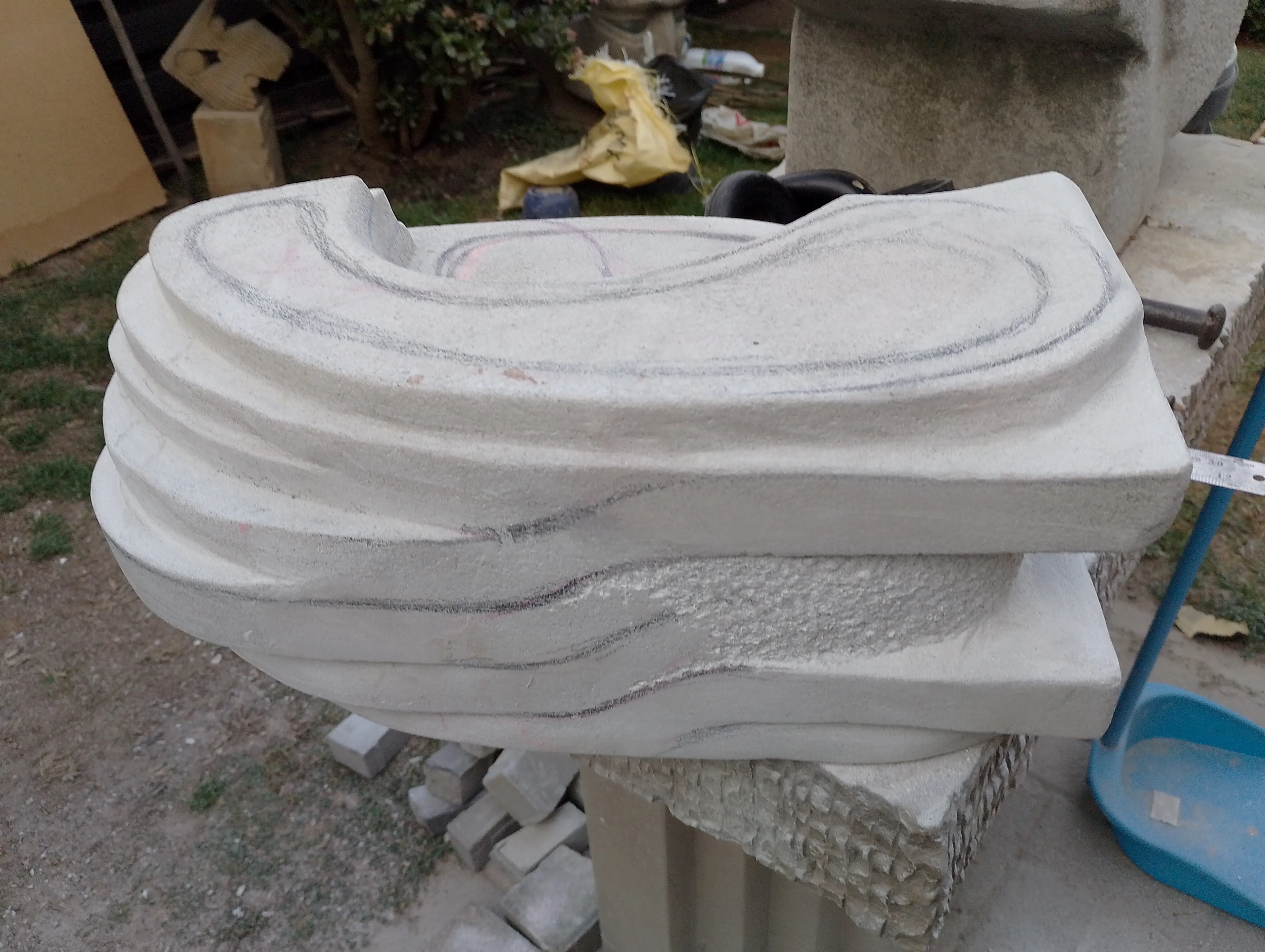 Recent sculpture from 2026 process view 2